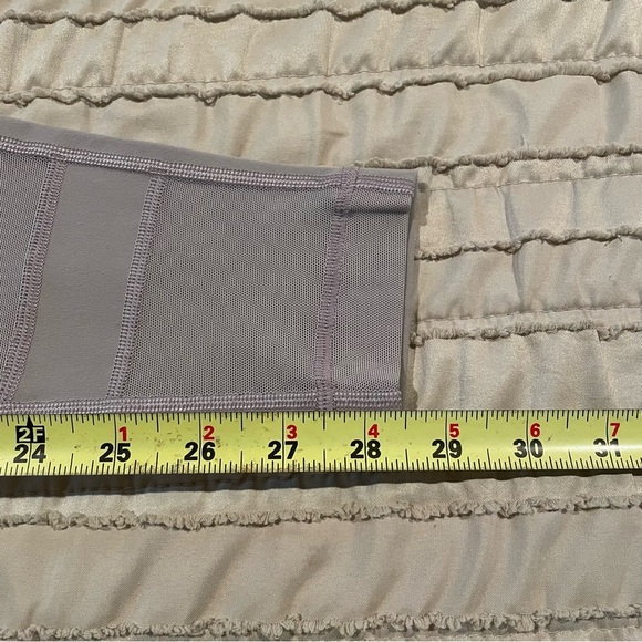 Lululemon Wunder Under Pant Legging High Rise Tech Mesh 28" Dark Chrome 6 W5BY4S - Picture 10 of 10